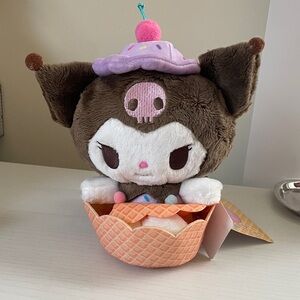Kuromi ice cream plush